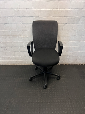 Mid-Back Office Chair - Left Arm Missing - 2ndhandwarehouse.com