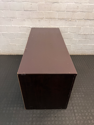 Decorfurn Dark Brown Storage Cabinet - Loose Backboard - 2ndhandwarehouse.com