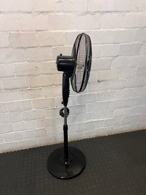 Black Elektra Pedestal Fan - Fair Condition - 2ndhandwarehouse.com