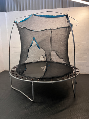 Bounce King 2m Round Trampoline with Safety Net — Safety Net Totally Damaged - 2ndhandwarehouse.com