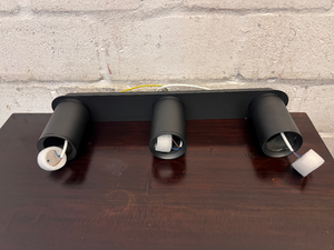 Eagle Lighting Matt Black 3-Light Spotlight Fixture — Unused in B - 2ndhandwarehouse.com