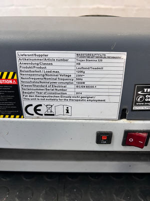 Trojan Grey and White Home Treadmill — Misaligned Running M - 2ndhandwarehouse.com