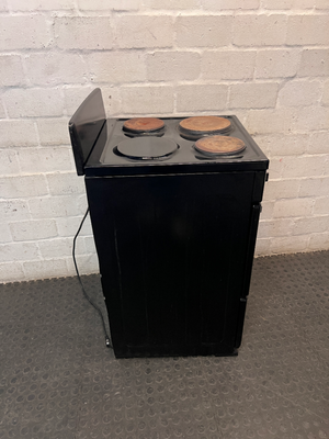 Univa 3-Plate Plug-In Electric Stove in Black — Good Working Order