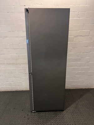 Samsung Silver Fridge Freezer with Water Dispenser — Good Working Order; Used Fair Condition