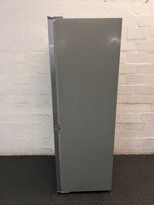 Hisense Metallic Silver Bottom Mount Fridge Freezer — Clean and Tested Fridge Freezer