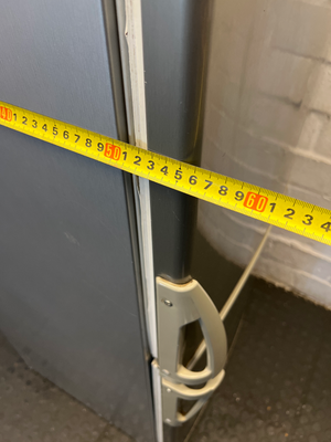 Sleek Silver Whirlpool Double Door Fridge/Freezer - 2ndhandwarehouse.com