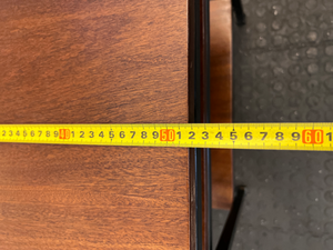 Industrial Tiered Side Table - Marked Top & Paint Wear - 2ndhandwarehouse.com