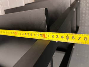 Dark Wood Ladder Bookshelf - Missing One Fixing Bolt - 2ndhandwarehouse.com