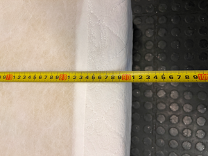 Classic White Fabric Single Bed Base - 2ndhandwarehouse.com