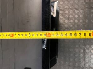 Black Glass 3-Tier TV Unit with Chrome Legs — Clean Condition with No Visible Faults - 2ndhandwarehouse.com