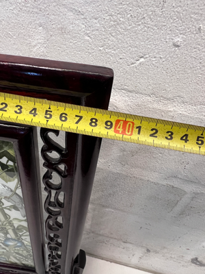 Ornate Oriental Style Standing Wooden Picture Frame - 2ndhandwarehouse.com