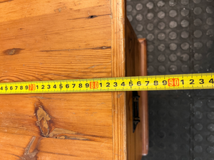 Classic Oregon Pine Kist — Broken Parts and Damaged Hinges