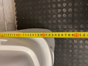 White Rotating Plastic Nappy Bin — Clean and Tested