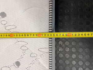 Queen Extra-Length Quilted Mattress — Fair Condition with Visible Wear