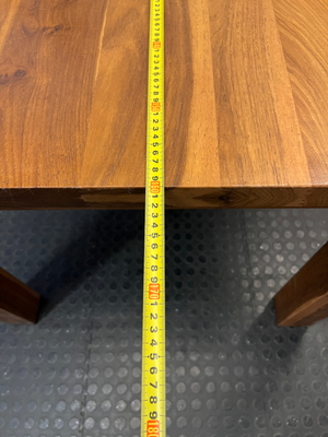 Weylandts Brown Wood Dining Table — Minor Scratches on Side Legs