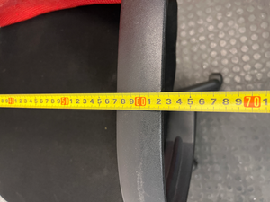 Two-Tone Red and Black High Back Office Chair