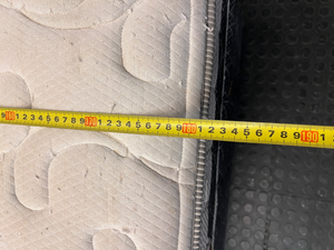 Sealy King Mattress and Split Base Set — Fair Condition