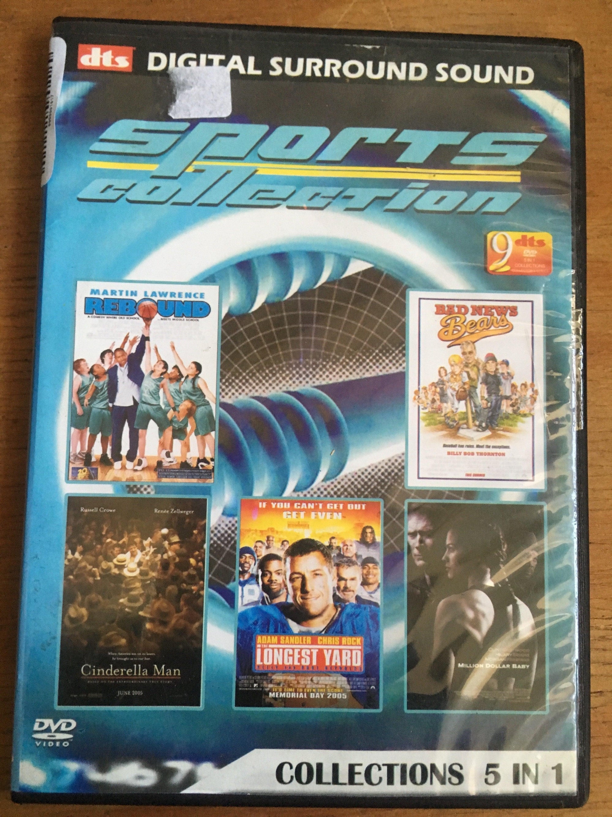 5 in 1 Sports Movie Collection (DVD) - 2ndhandwarehouse.com