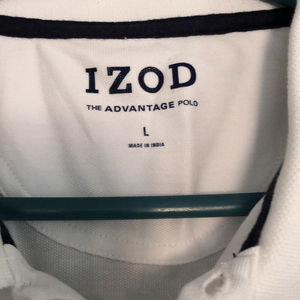 White IZOD golf t shirt - 2ndhandwarehouse.com