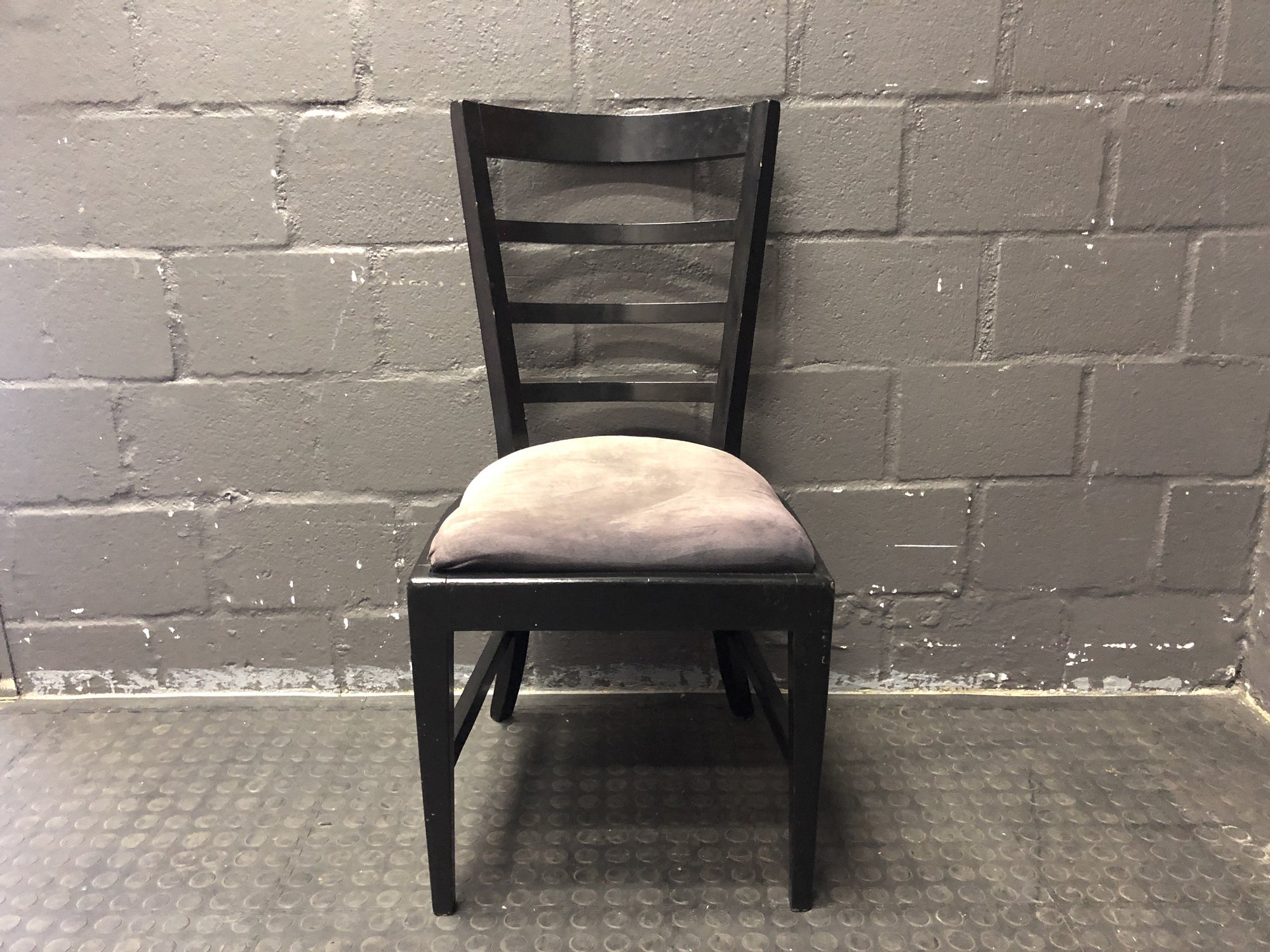 Misty Grey Cushioned Dining Chair