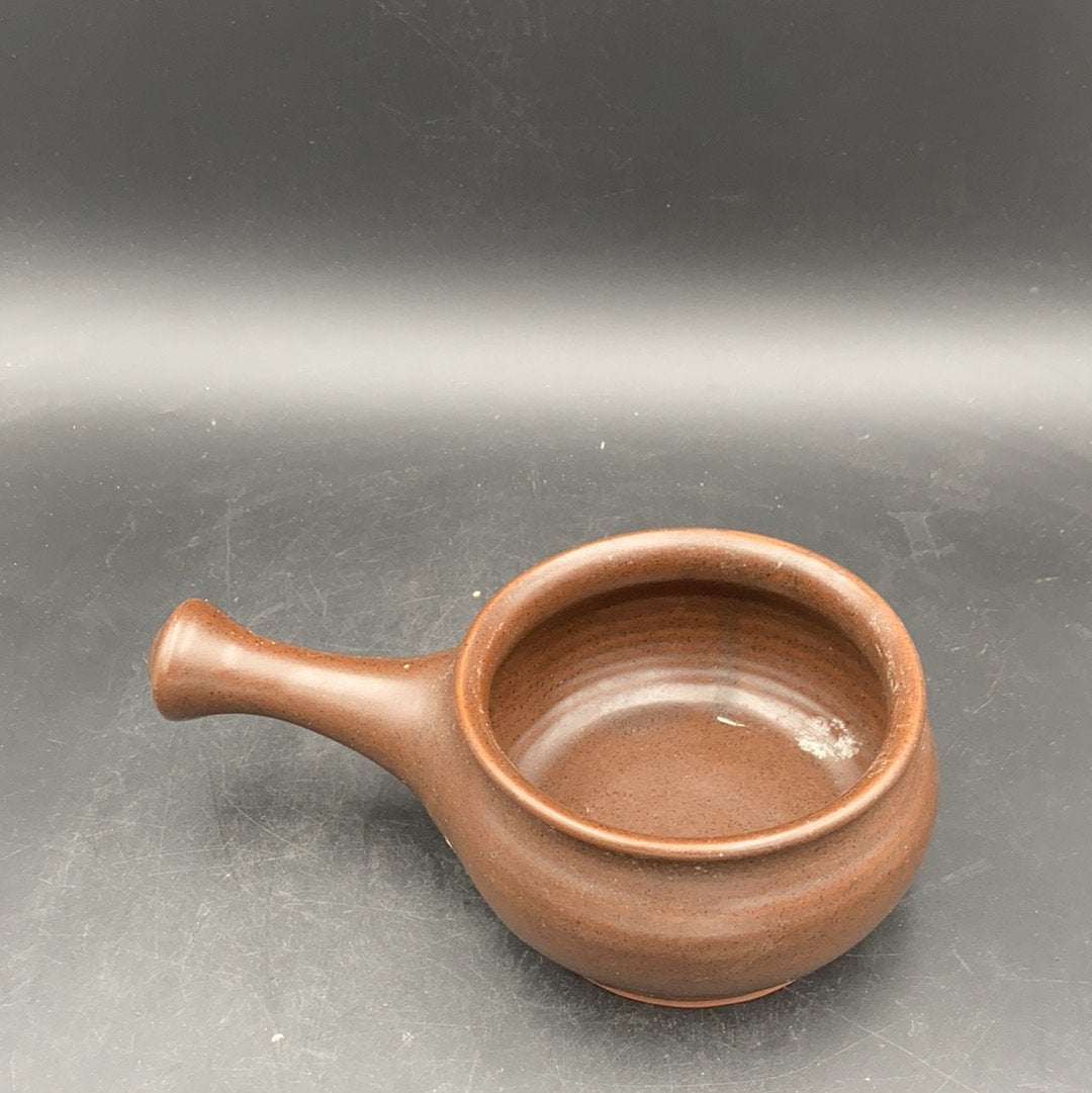 Brown hand made pot