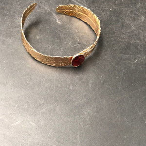 Gold leaf. Bracelet