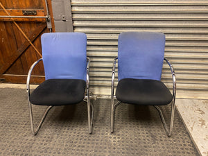 Black & blue chair - REDUCED BARGAIN