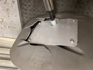 Grey Chair (some damages) - PRICE DROP - PRICE DROP