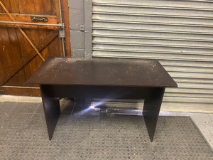 Brown small straight desk - PRICE DROP - PRICE DROP