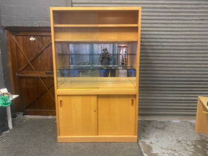 Display Cabinets With Lights & Mirror - REDUCED - REDUCED BARGAIN