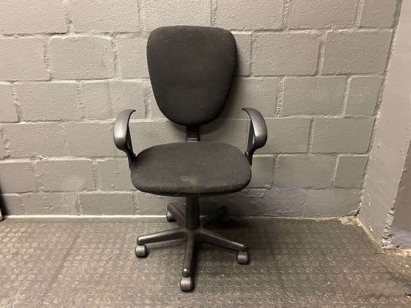 Typist Chair Black - PRICE DROP - PRICE DROP