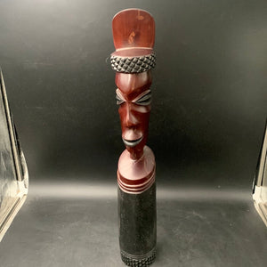 Carved heads Zimbabwean