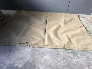 Water resistant Tarpaulin or ground cover 160 by 250 - small hole -REDUCED