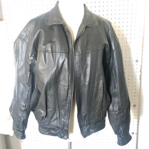 Leather jacket without zip - SIZE? -REDUCED