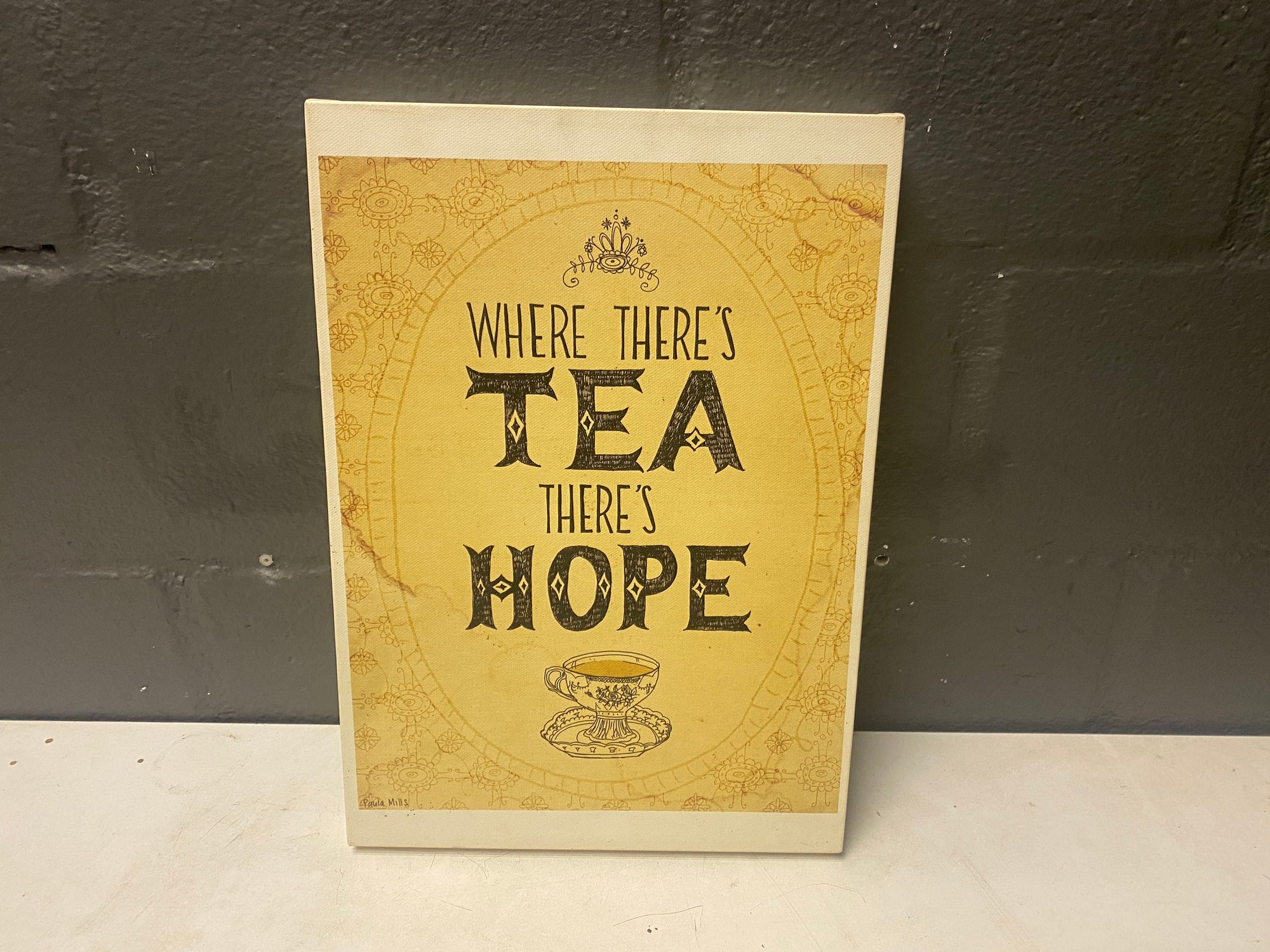 Tea Hope Canvas Print -REDUCED