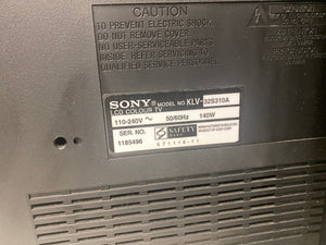 Sony Bravia 32 Inch Tv- wall mount - PRICE DROP