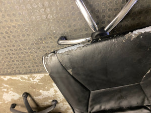 Pleather office chairs with no arms - PRICE DROP