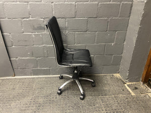 Pleather office chairs with no arms - PRICE DROP