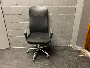 Black Net Office Chair(Steel Legs)