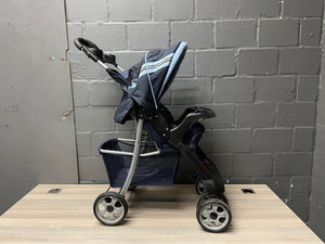 Bambino Pram(Dark Blue) - PRICE DROP