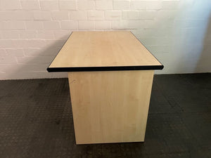 Plain Wooden Desk(Black Edge)120cm X 77cm) - PRICE DROP