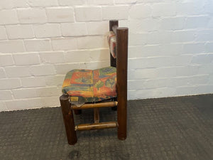 Hard Wood Chair (Damaged) - PRICE DROP