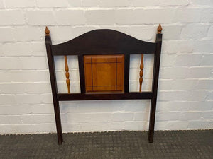 Darkwood Yellowwood Single Headboard