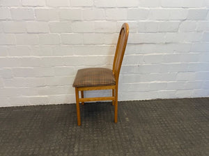 Print Oak Dining Chair - PRICE DROP