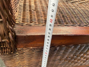 Wicker Dark Arm Chair