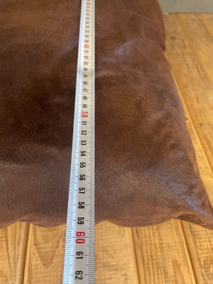 Brown Leather Cushion