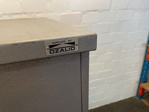 Grey Ozalid Drafting Metal Cabinet