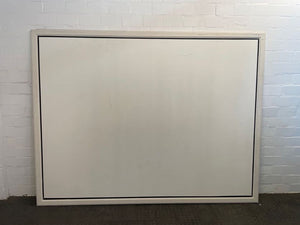 Large White Wooden Projector Screen (257cm X 197cm) - some damage - REDUCED