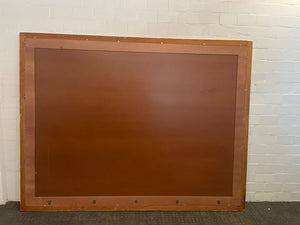 Large White Wooden Projector Screen (257cm X 197cm) - some damage - REDUCED