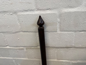 Dark Wood Dining Chair (No Back) - PRICE DROP